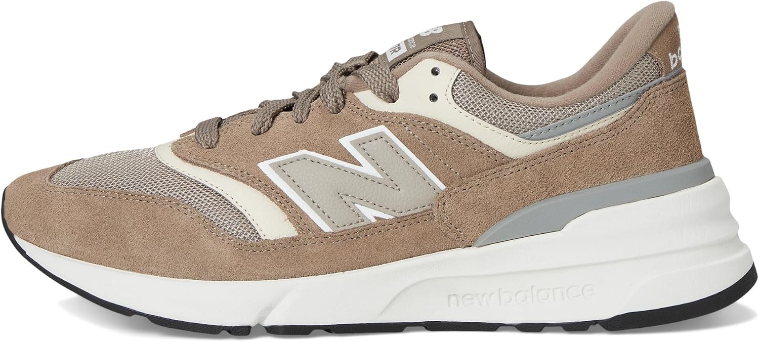 New Balance Unisex 997R Mushroom/Linen (Men 10 Medium Women 11.5 Medium)