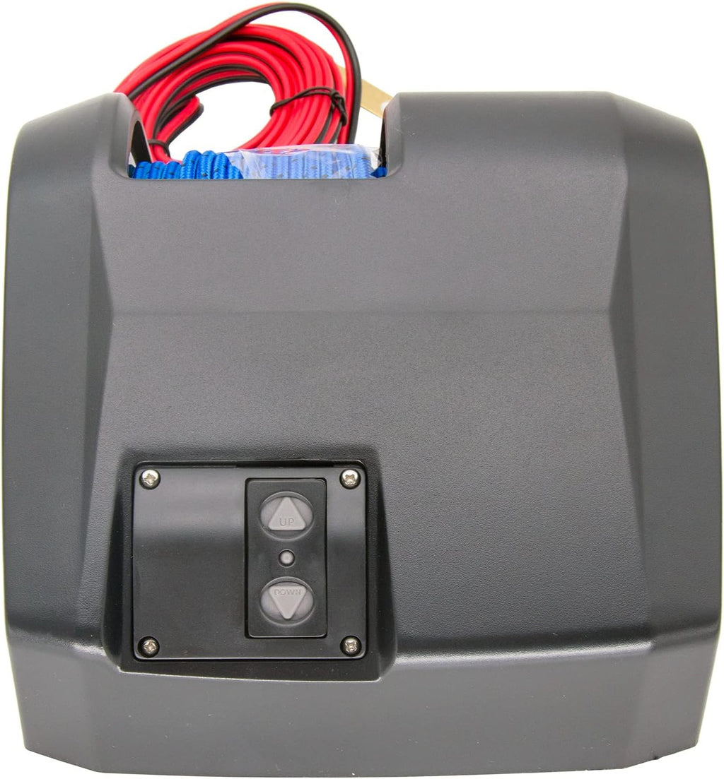 Electric Anchor Winch,Boat Anchor Wench 12V Marine Saltwater Anchor Windlass Kit with Wireless Remote Control Anchors Up to 25 LBS
