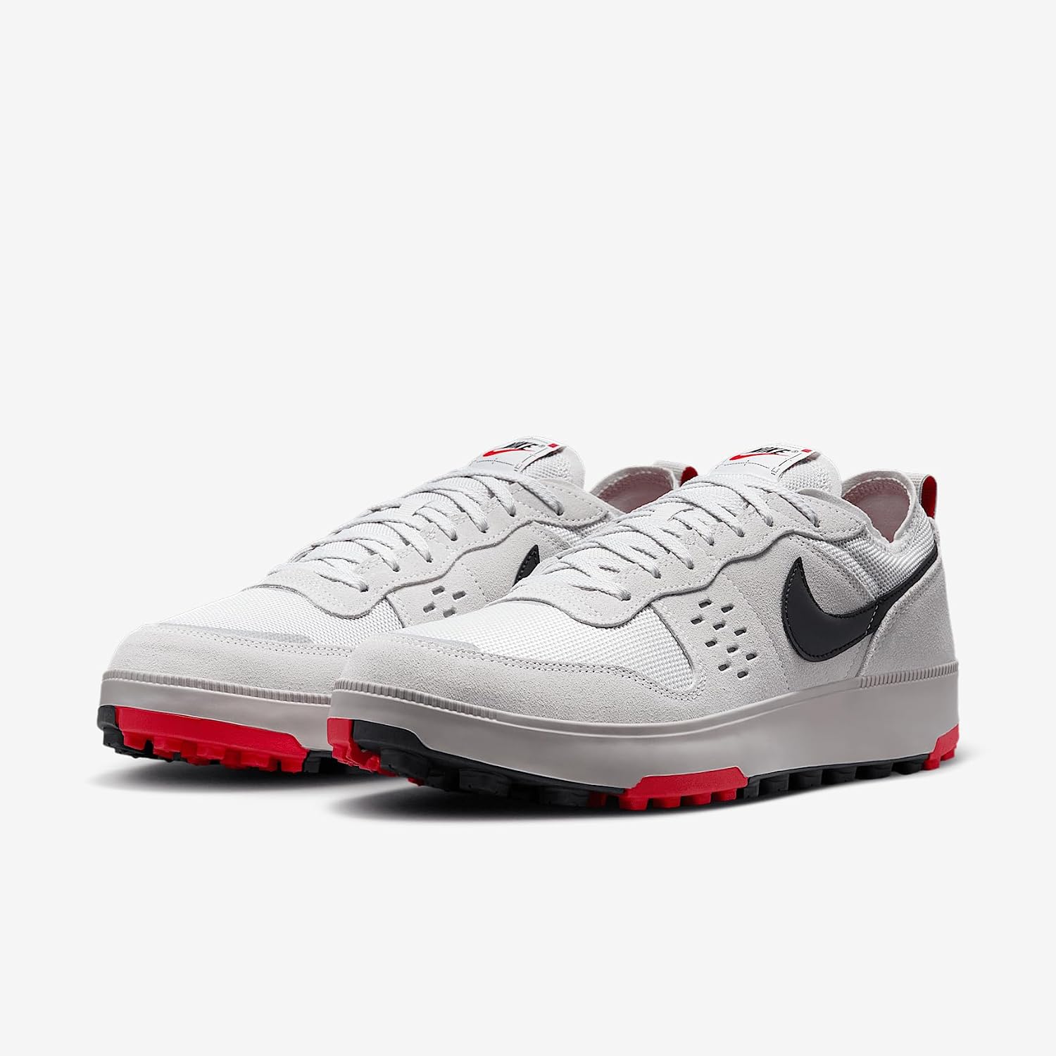 Nike C1TY Shoes (FZ3863-010, College Grey/Vast Grey/Fire Red/Black) Size 8.5