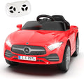Licensed Mercedes-Benz CLS 350 12V Ride On Car Truck for Kids, Ride on Toys for Toddlers w/Parent Control, Spring Suspension, Power Wheels for Girls w/Bluetooth, Music, LED Lights (Red)