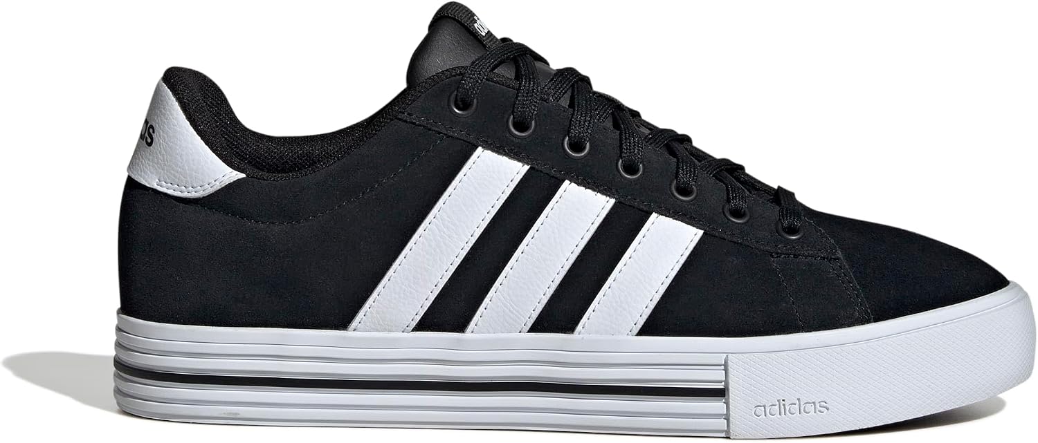 adidas Unisex Daily 4.0 Shoes Non Football Low Shoes, Core Black Cloud White Cloud White, 10