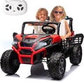 4WD UTV 24V Ride On Toys for Big Kids Ride On 2 Seater Ride On Toys Kids | 2 Seater Ride On Car for Kids Side-by-Side UTV Electric Cars for Kids Electric Ride Car Ride On Toys for Kids 4-8