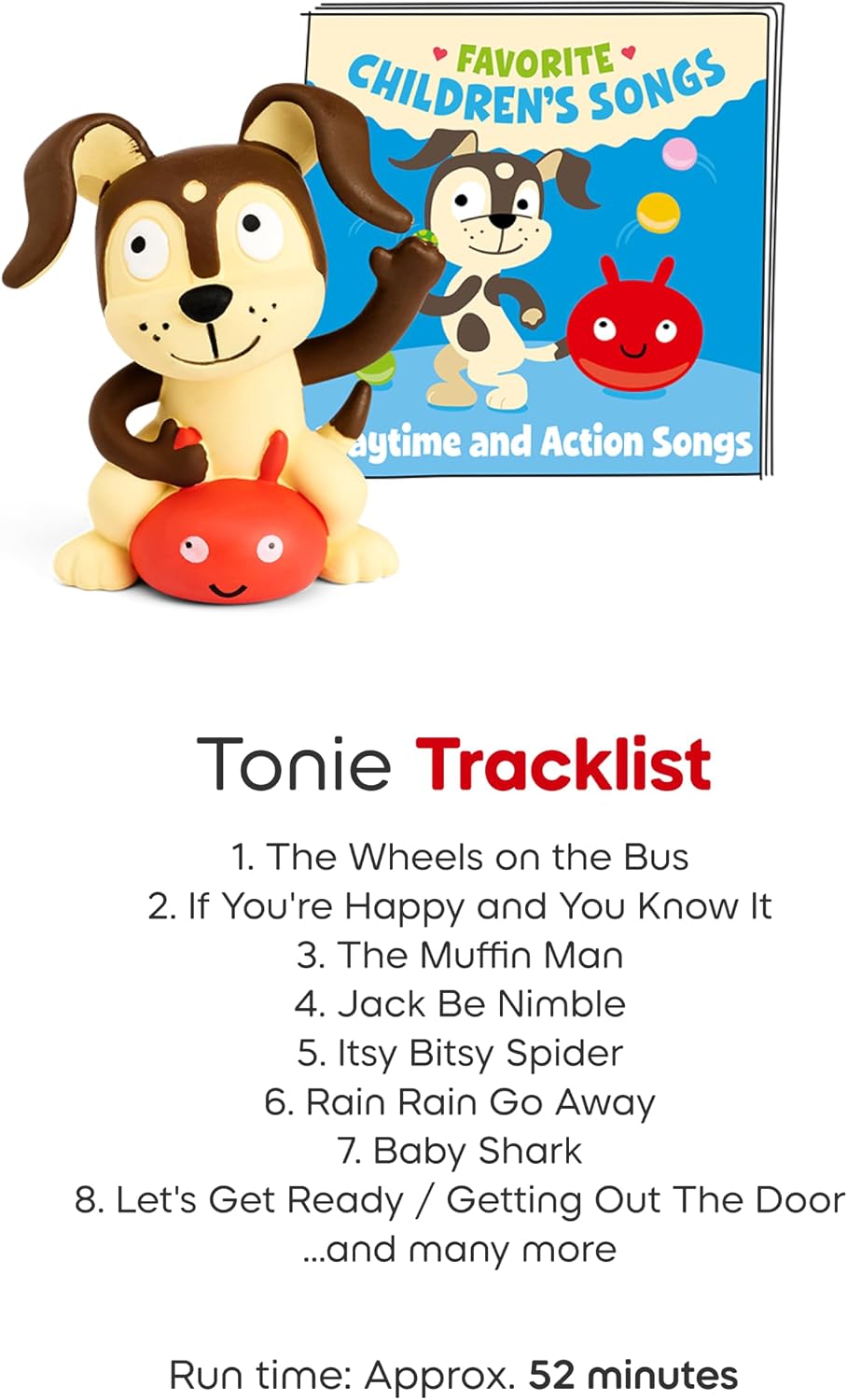 Toniebox 2 Audio Player Bundle for Kids 1+ with Playtime Puppy, Bedtime, Counting & Celebration Songs - Sky Blue