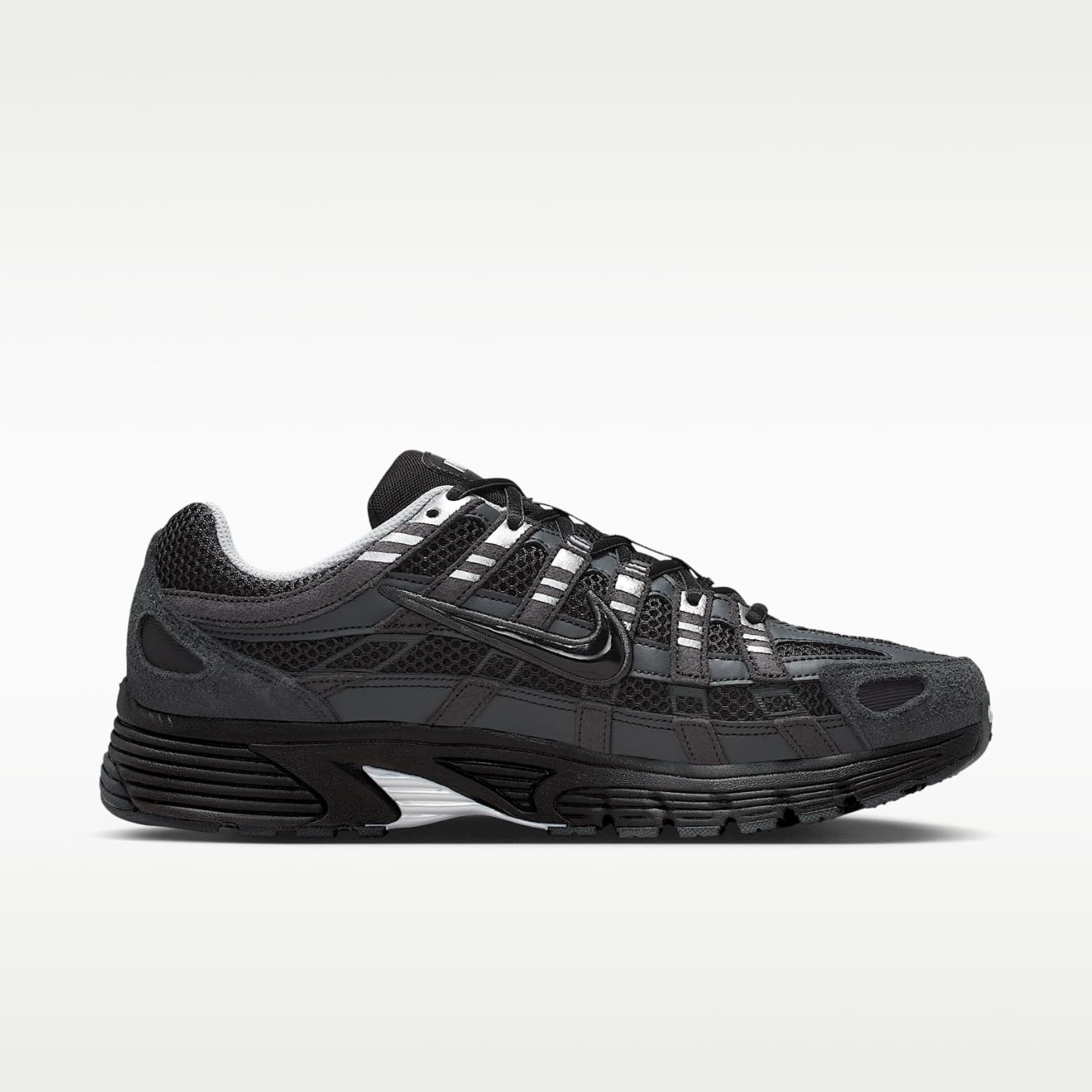 Nike P-6000 Suede Men's Shoes (Anthracite/Chrome/Metallic Silver/Black)
