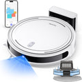 Vyzzle Robot Vacuum and Mop, Smart Navigation Robot Vacuum with 5000Pa Suction, Ultra Slim Robot Vacuum Cleaner, 150Mins Max, App/Alexa Control for Pet Hair, Hard Floor, Carpet, Customized Cleaning