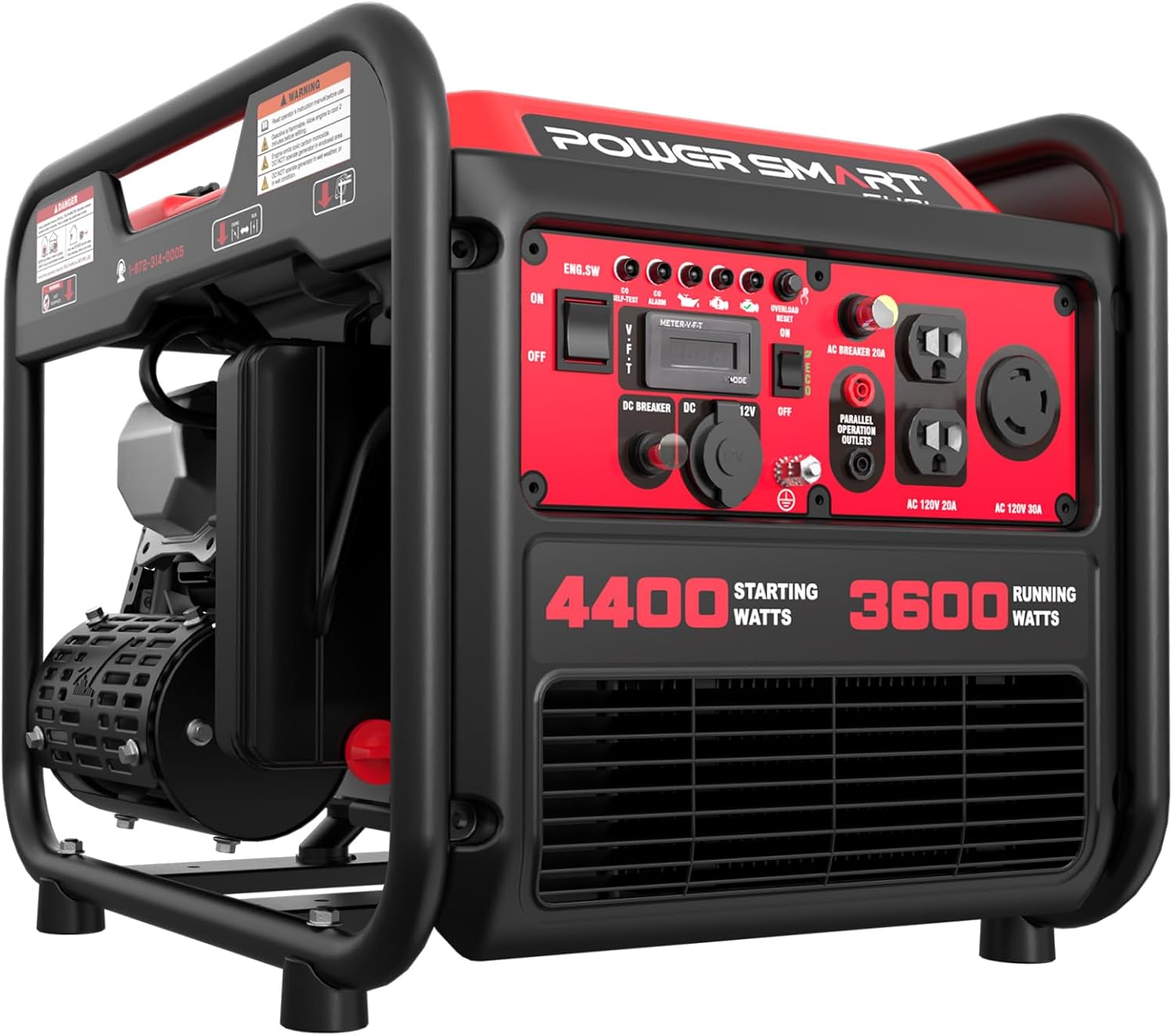 PowerSmart 4400-Watt Portable Generator with Inverter Technology, CO Protect, Home Use, DL5040C