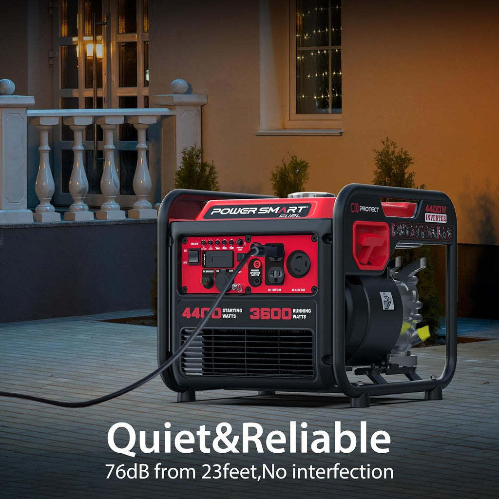 PowerSmart 4400-Watt Portable Generator with Inverter Technology, CO Protect, Home Use, DL5040C