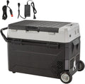 35L/45L/55L Portable Foldable Handle Car Refrigerator With Wheel Compressor Freezer For Camping Picnics Car Home Traval(55L)