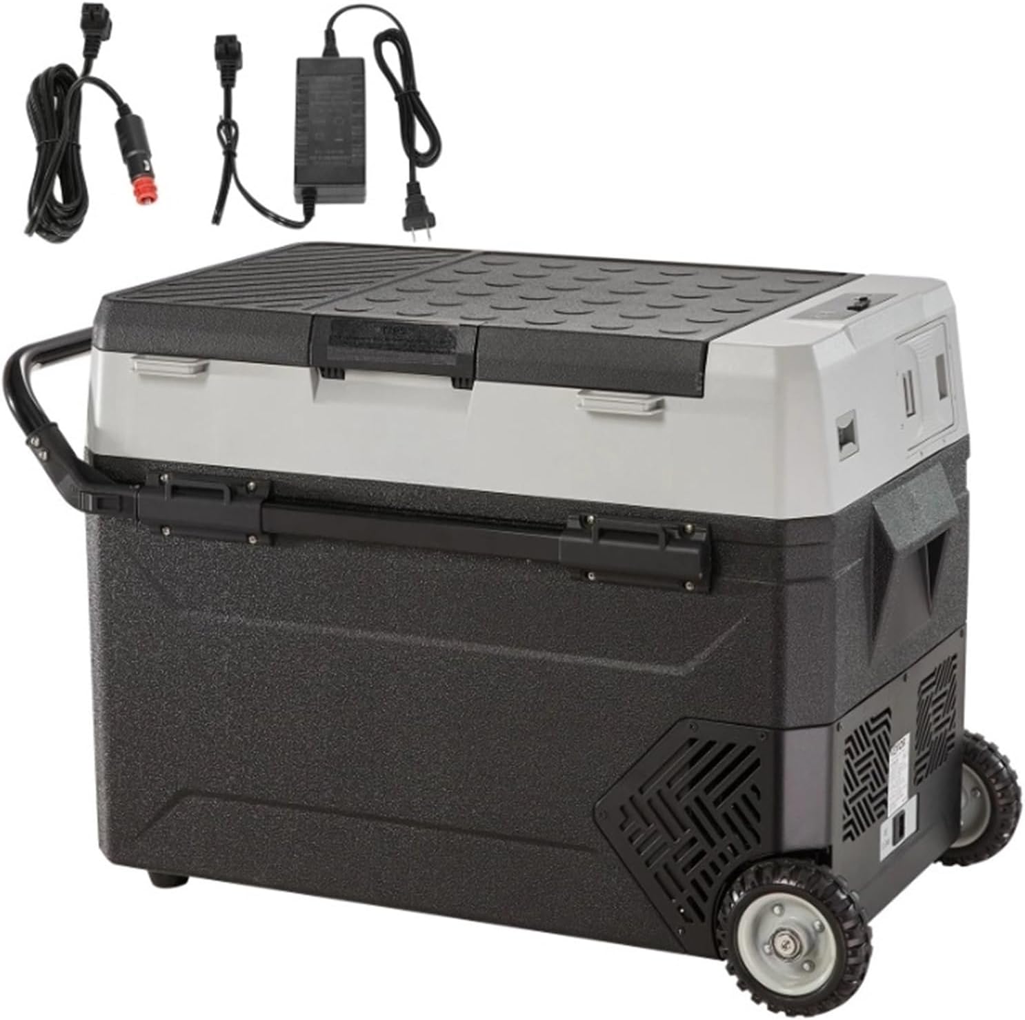 35L/45L/55L Portable Foldable Handle Car Refrigerator With Wheel Compressor Freezer For Camping Picnics Car Home Traval(45L)