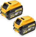 2-Pack 12.0Ah Replacement Battery for DeWalt FlexVolt 20V/60V Max – Compatible with DCB606, DCB609, DCB612, DCB200, DCB205, DCB206 – High Capacity Lithium-Ion Batteries for Cordless Power Tools