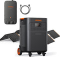 Jackery Solar Generator 5000 Plus Portable Power Station with 2x 500W and Automatic Transfer Switch, 5040Wh Power Station, 7200W AC Output Solar Generator for Home Use, Emergency Backup