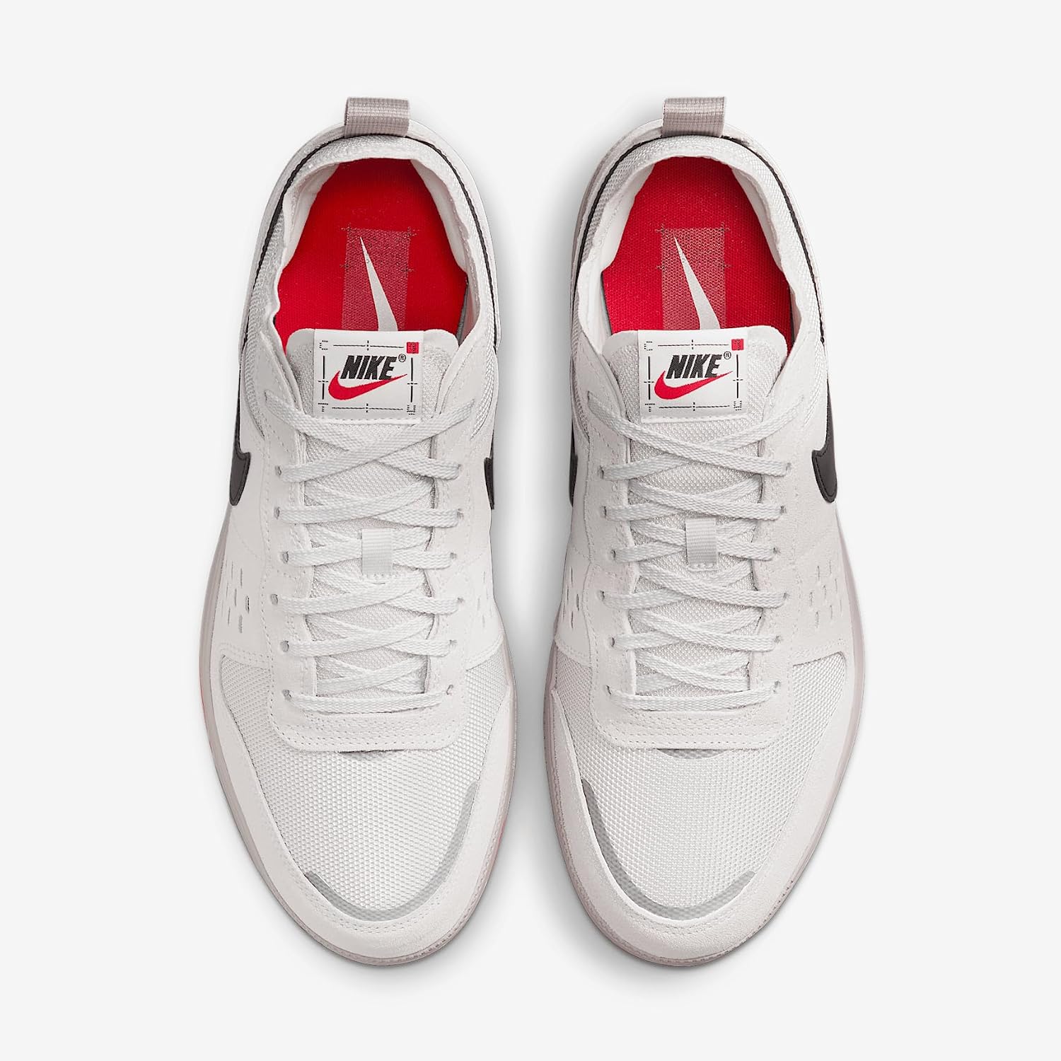 Nike C1TY Shoes (FZ3863-010, College Grey/Vast Grey/Fire Red/Black) Size 8.5