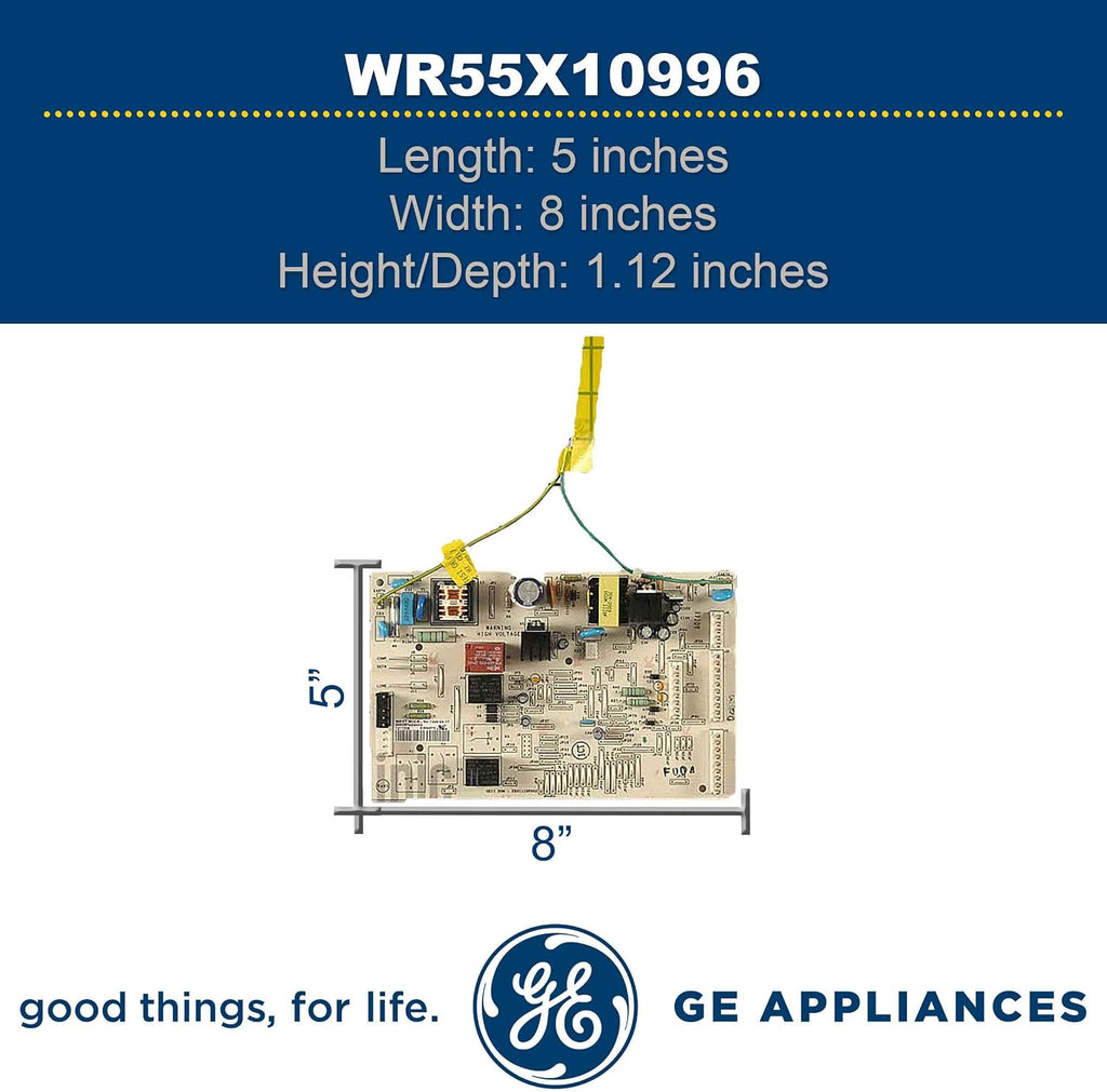 GE WR55X10996 Genuine OEM Main Control Board Assembly for GE Refrigerators