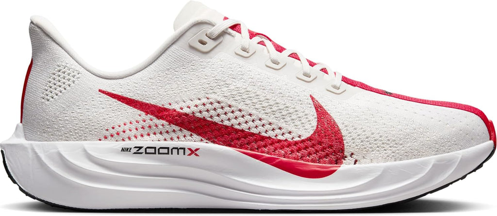 Nike Pegasus Plus Men's Road Running Shoes (FQ7262-003, Platinum Tint/Phantom/Black/University Red) Size 13