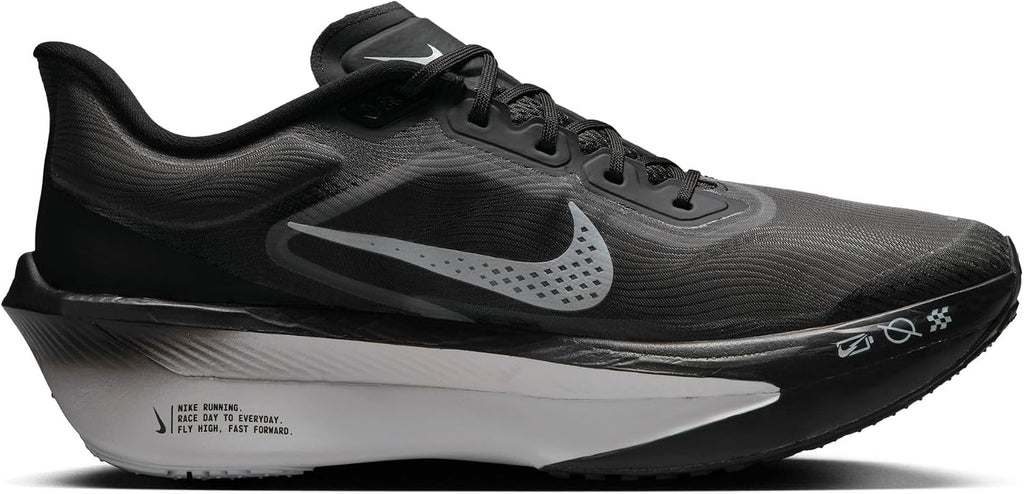 Nike Zoom Fly 6 Men's Road Racing Shoes (FN8454-001, Black/Light Smoke Grey/White) Size 12