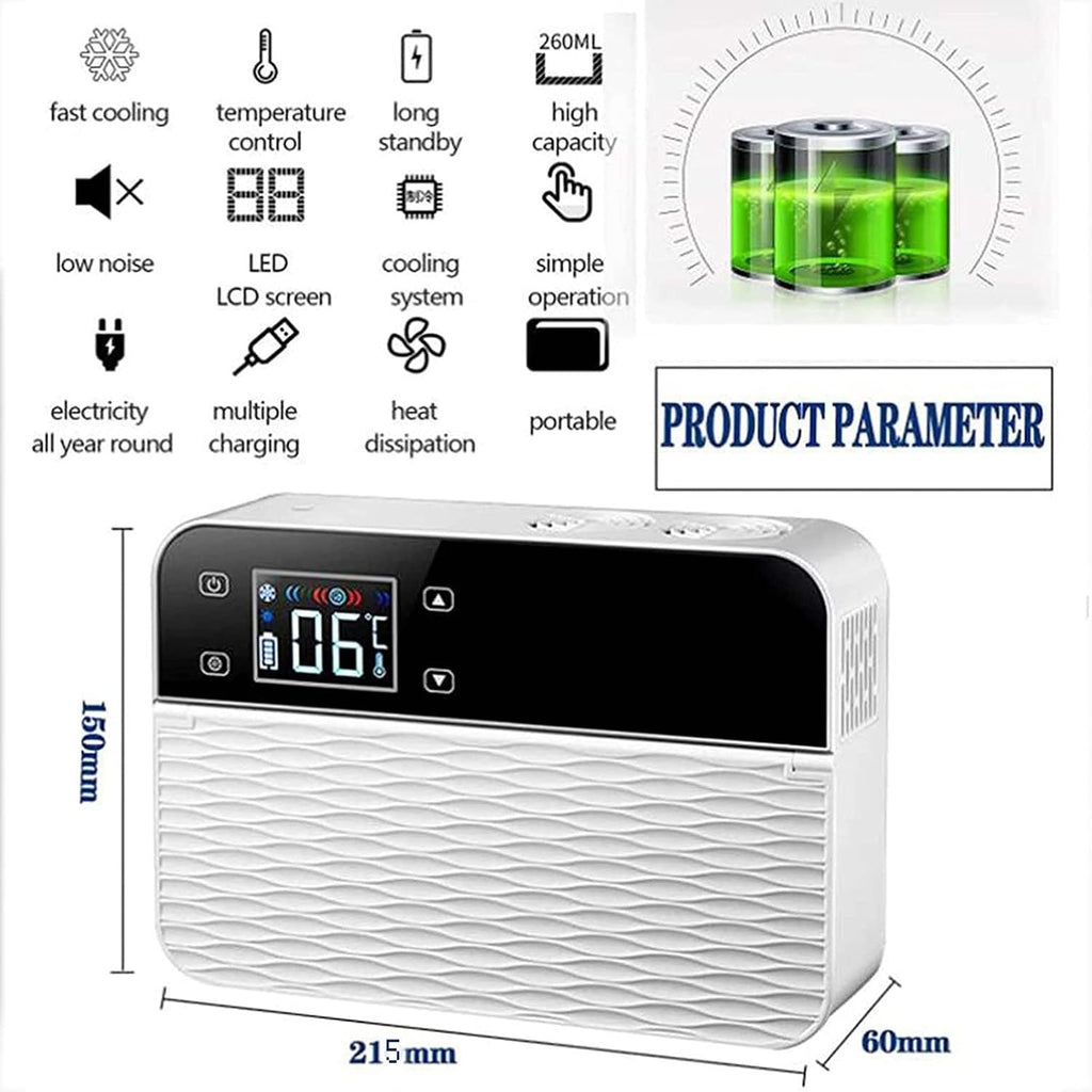 Cool Box Fridge Electric Cooler Portable Travel Box Thermostat 2-8 Degrees (Nobattery)