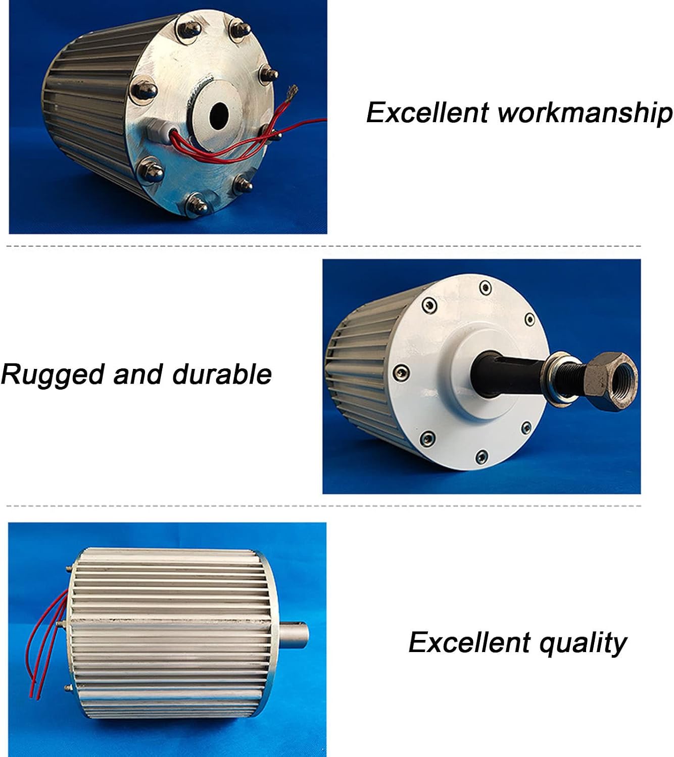 Three Phase AC Permanent Magnet Generator, High Efficiency Low Rotational Speed Motor, 1KW 1.5KW 48V Household Small Brushless Wind Turbines,1KW-48V