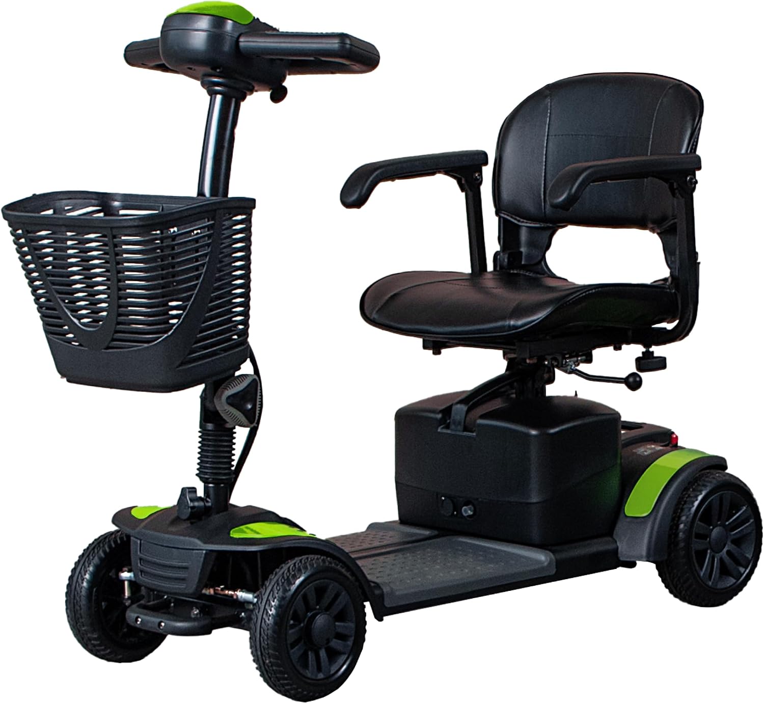 Drive Medical Spitfire Pro SE 4 Wheel Power Mobility Scooter with 15 Mile Extended Battery Range, 5 Interchangeable Color Panels, 300 Pound Weight Capacity