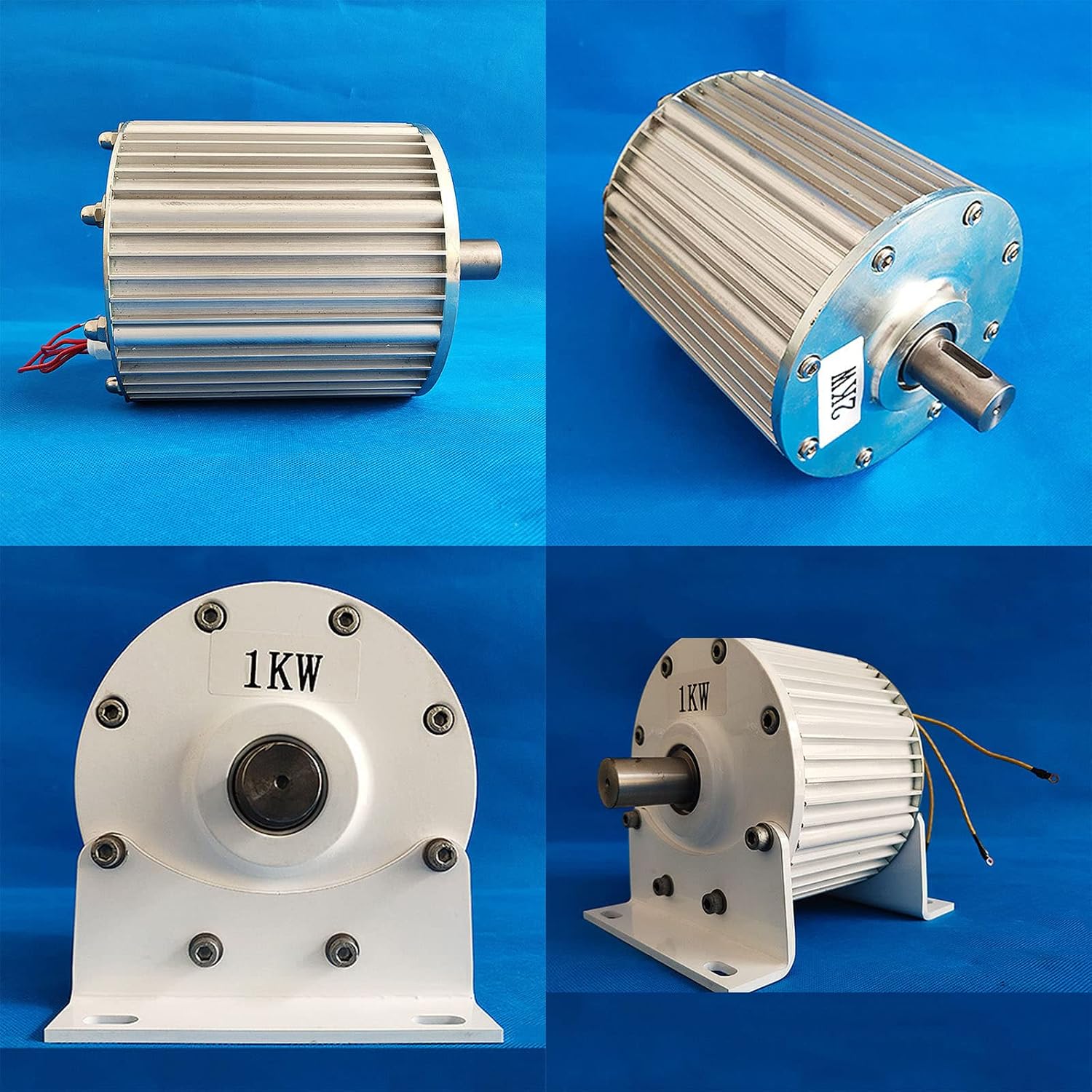 Three Phase AC Permanent Magnet Generator 1KW 1.5KW 48V, High Efficiency Low Rotational Speed Motor, Household Small Brushless Wind Turbines,1.5KW-48V