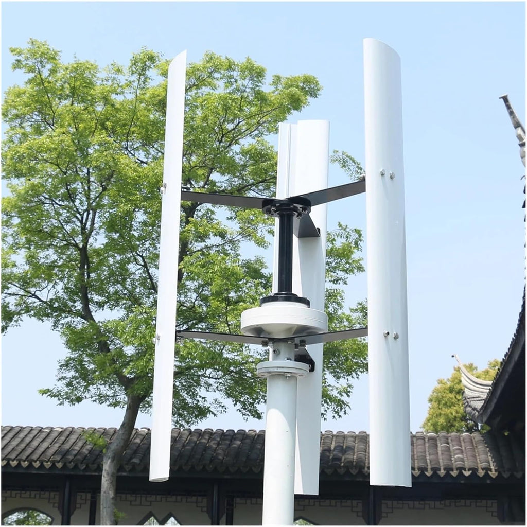 1KW Low Noise Wind Turbine Generator for Home Farm 1000W Vertical Windmill Low Wind Speed Starting Wind Turbines(12V_1000W)