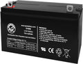 AJC Battery Compatible with Patriot Solar 100W Portable Generator 12V 100Ah Solar Battery