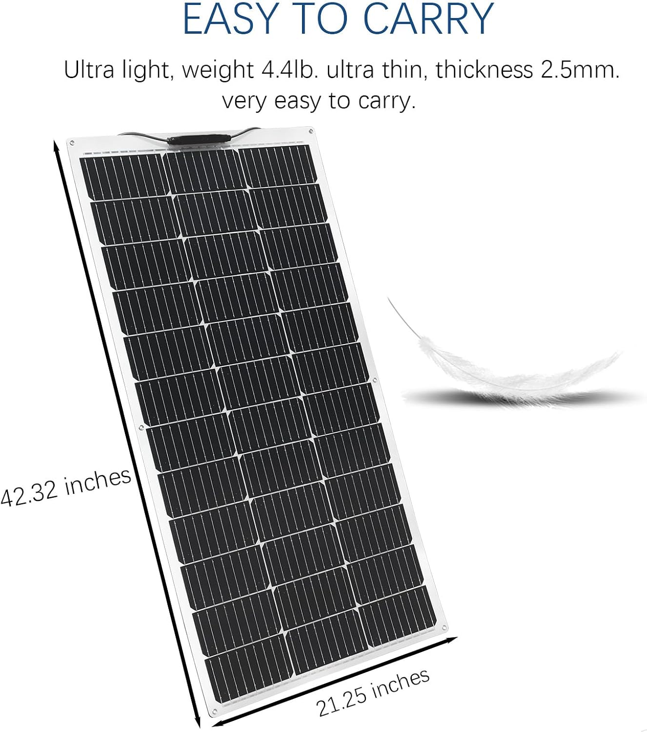 XINPUGUANG Flexible Solar Panel 100W 12V Monocrystalline 400W Solar Kit 40A Charge Controller Extension Cable Battery Cable Off-Grid for RV Boat Cabin Tent Car (400W-1)