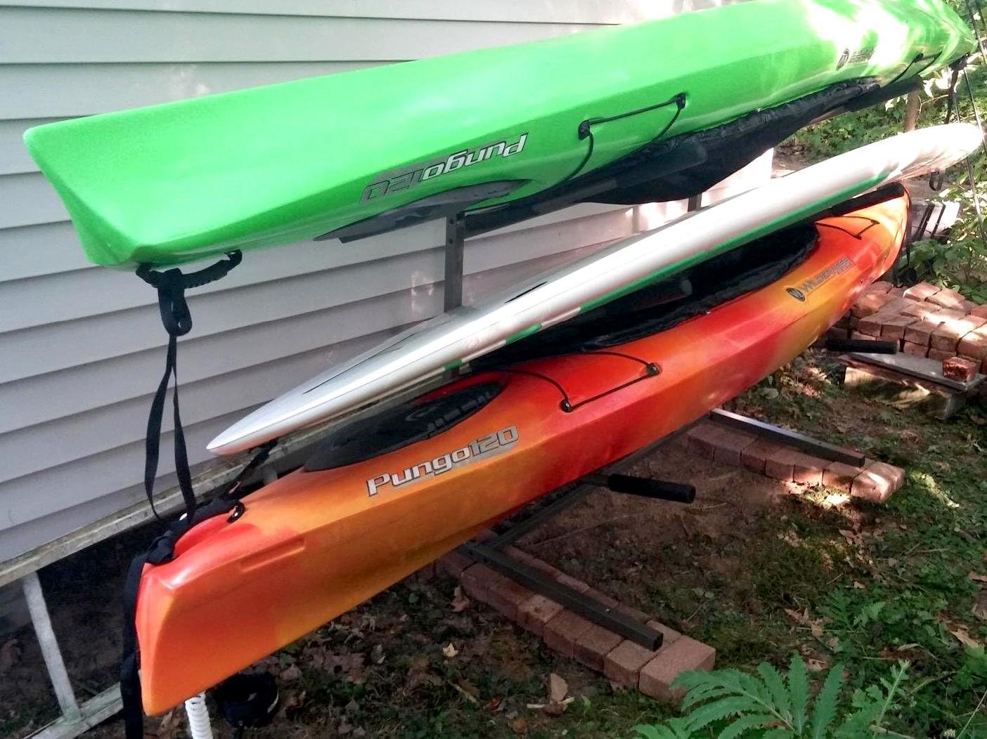 Stoneman Sports Freestanding Floor Stand Storage Rack Paddleboards and SUP
