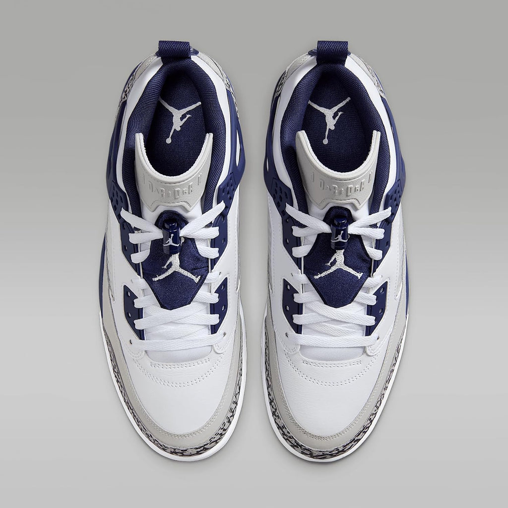Jordan Spizike Low Men's Shoes (FQ1759-140, White/Neutral Grey/Anthracite/Midnight Navy) Size 8