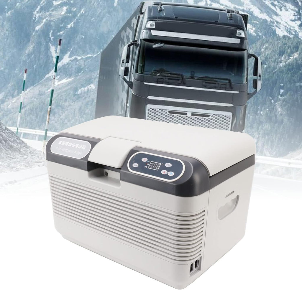 Car Refrigerator, 12L Car Freezer for Camping & Travel Portable Car Fridge RV Electric Cooler Freezer Fast Cooling Fridge Cooler for Car, RV, Truck, Cold and Warm Dual Use (US