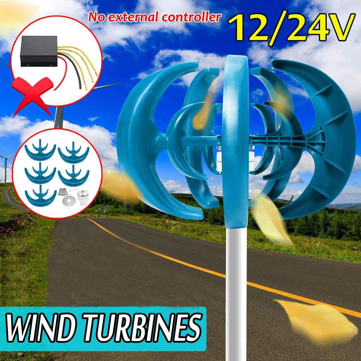 Wind Turbine Generator Kit,Wind Vertical Axis Alternative Energy System Wind Power Generator for Marine RV Home Industrial Energy,1000W-1500W(48V)