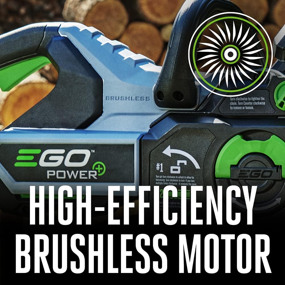 EGO POWER+ Chain Saw, 16' Battery Powered Chainsaw, Electric Cordless, Battery and Charger Not Included – CS1610