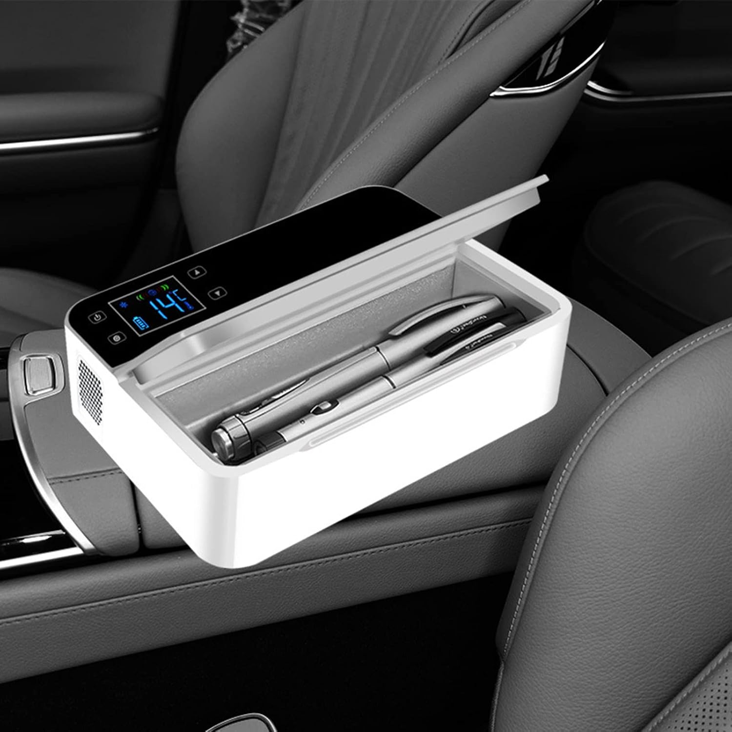Portable Insulin Cool Box for Medicines Diabetic Bag Insulin Cool Box Cooler Bag Insulin Fridge Electric 0-18°C Adjustable - Great for Travel,1cell