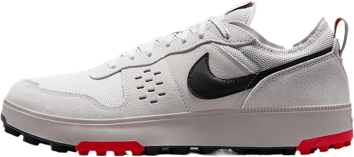 Nike C1TY Shoes (FZ3863-010, College Grey/Vast Grey/Fire Red/Black) Size 8.5