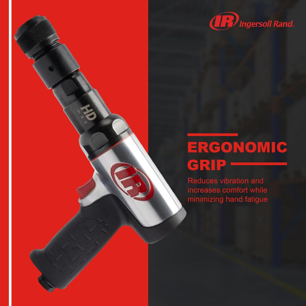 Ingersoll Rand 135MAX Vibration Reduced Heavy Duty Quick Change Air Hammer, 2600 BPM, 3' Stroke, Round Shank