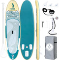 Tuxedo Sailor 10'6'×33'×6' Inflatable Stand Up Paddle Board with Premium SUP Accessories,Adults & Youth for All Skill Levels, Included with Board, Paddle, Pump, Fins, Backpack Green Paddleboard