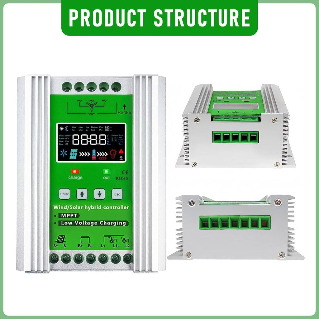3000W-15000W Wind Solar Hybrid Charge Controller,Wind Solar Supplementary System,LCD Energy Charge Controller,for Solar Panel 5000W