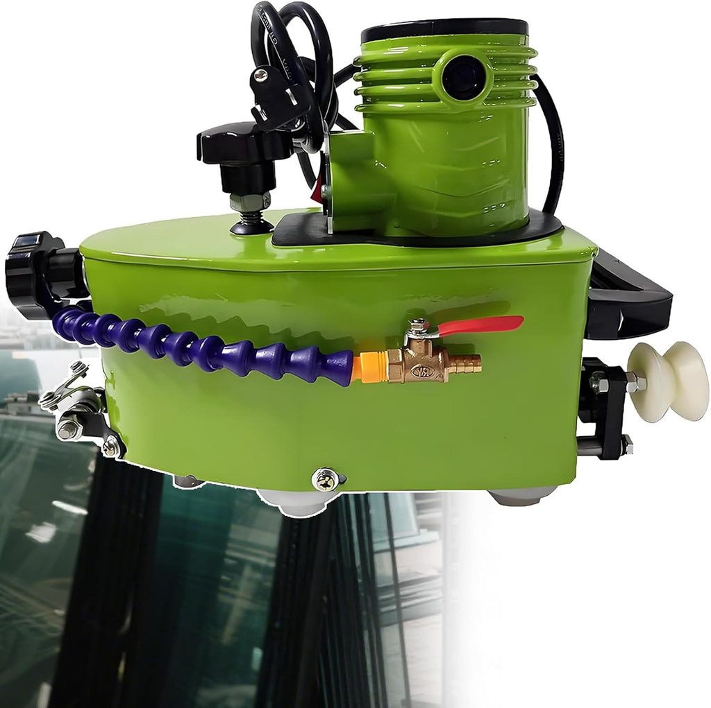 Electric Glass Edge Grinder With Cooling Water - Diamond Wheels Electric Small Glass Edging Machine For Glass/Ceramic/Marble, Portable & Easy To Used 6mm