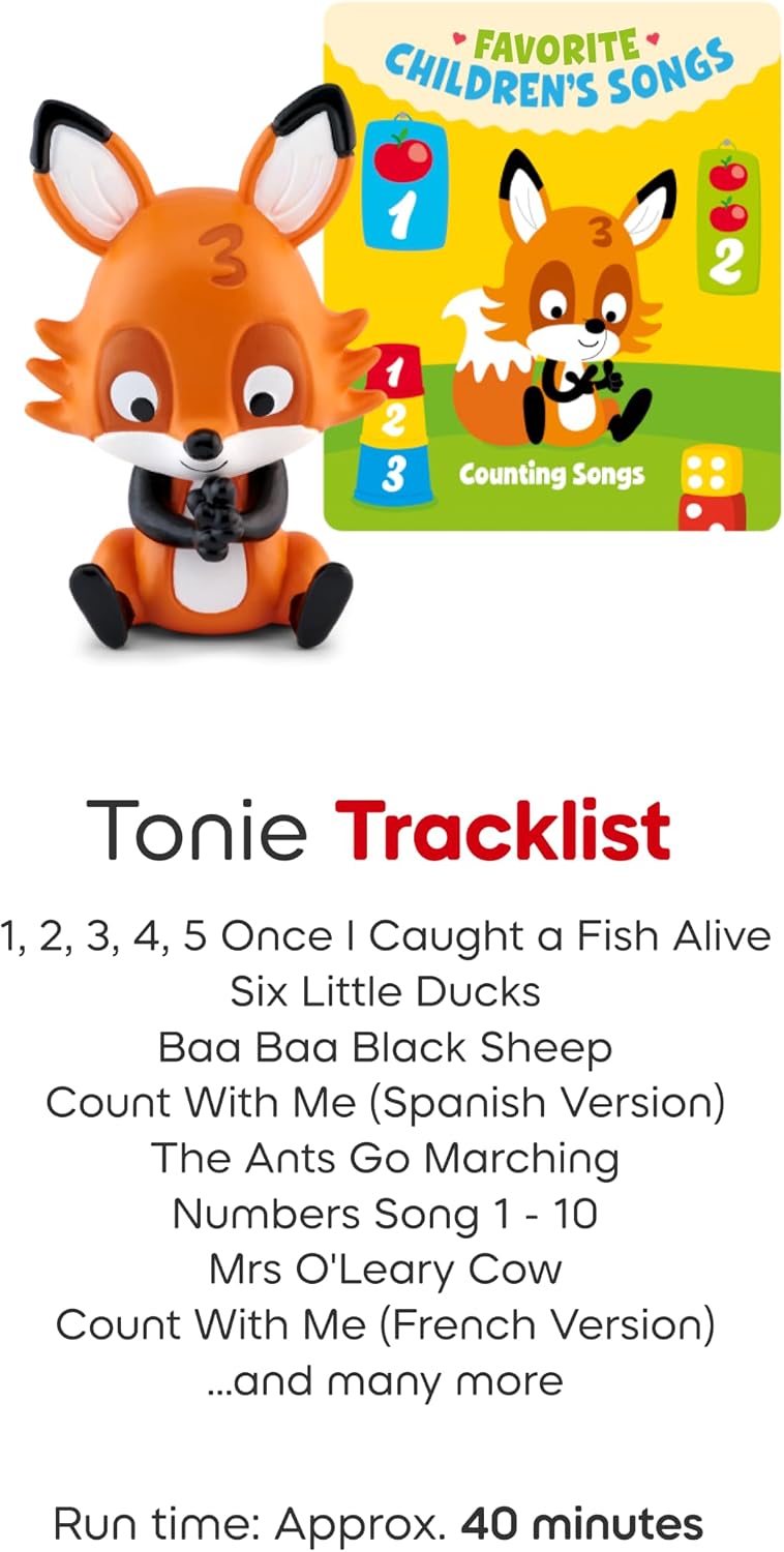 Toniebox 2 Audio Player Bundle for Kids 1+ with Playtime Puppy, Bedtime, Counting & Celebration Songs - Sky Blue