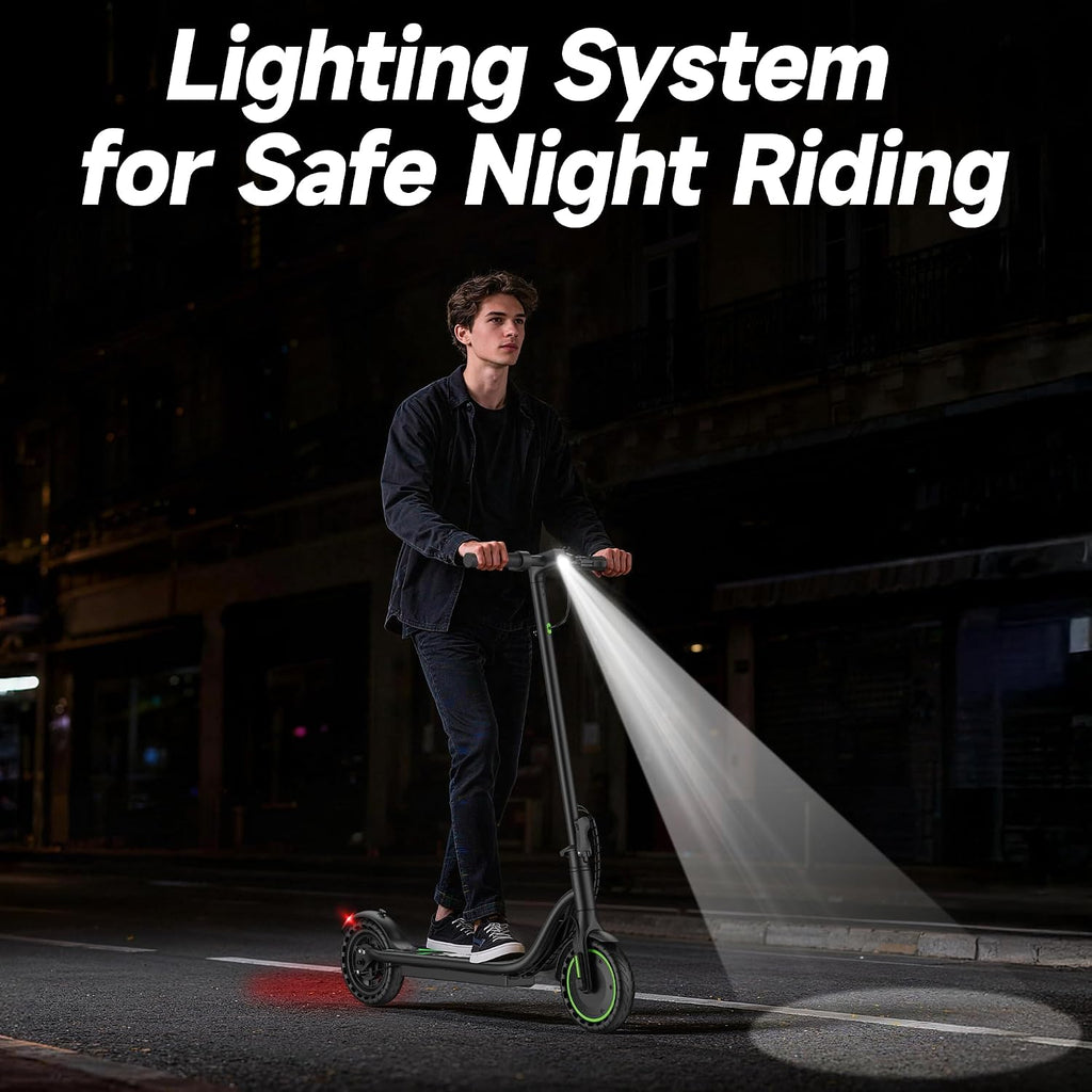 VOLPAM Electric Scooter, 500W/350W Strong Motor, Max 22/19 MPH Top Speed & 22/17 Miles Range, 10'/8.5' Foldable E Scooter with Smart APP, Cruise Control