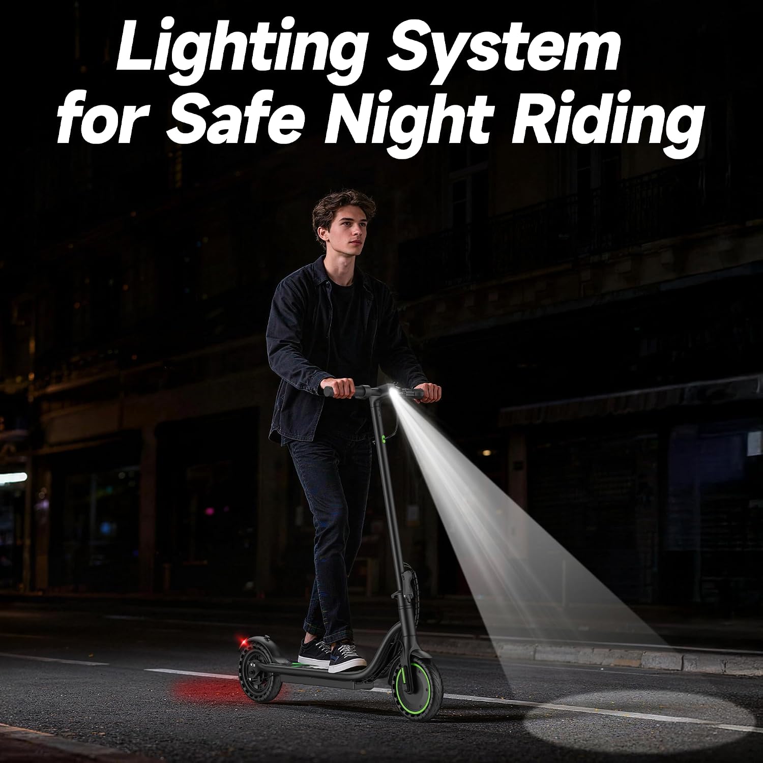 VOLPAM Electric Scooter, 500W/350W Strong Motor, Max 22/19 MPH Top Speed & 22/17 Miles Range, 10'/8.5' Foldable E Scooter with Smart APP, Cruise Control