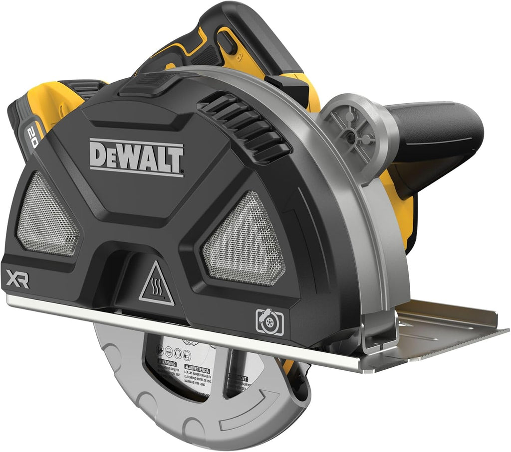 DEWALT 20V MAX XR 7-1/4 Inch Metal Cutting Circular Saw Kit with Circular Saw Blade, Battery and Charger Included (DCS383H1)