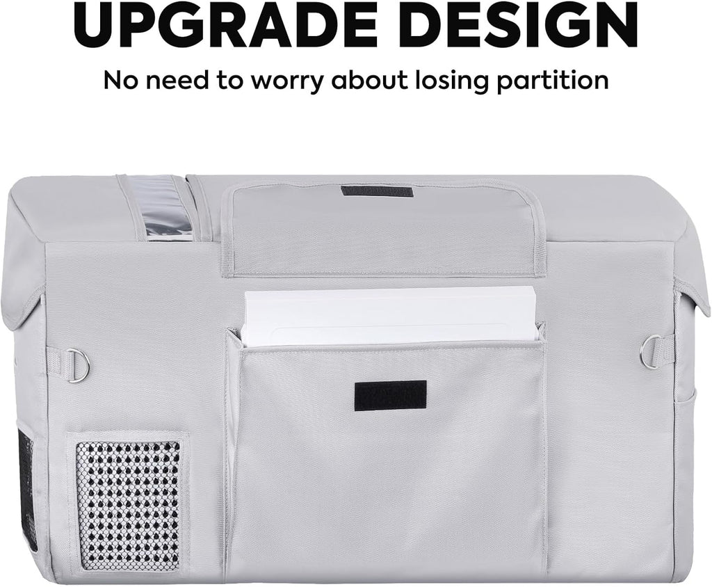 ICECO GO20 21Qt/20L Portable Refrigerator, 12Volt Refrigerator Powered by SECOP, 0℉-50℉, Bluetooth Connection, 12/24VDC&110-240VAC, 12v Fridge Freezer for Car, Camping, Travel |+ Insinuation Bag