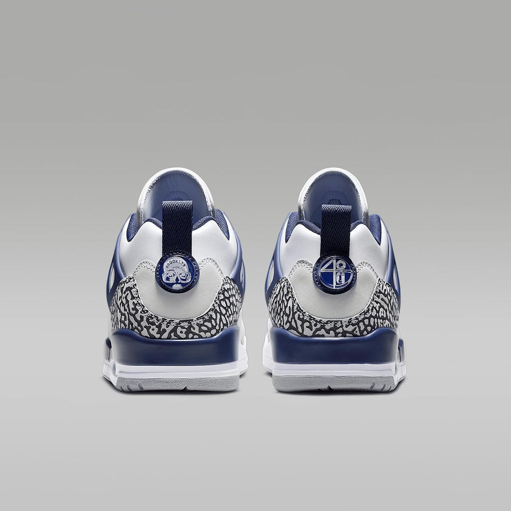 Jordan Spizike Low Men's Shoes (FQ1759-140, White/Neutral Grey/Anthracite/Midnight Navy) Size 8