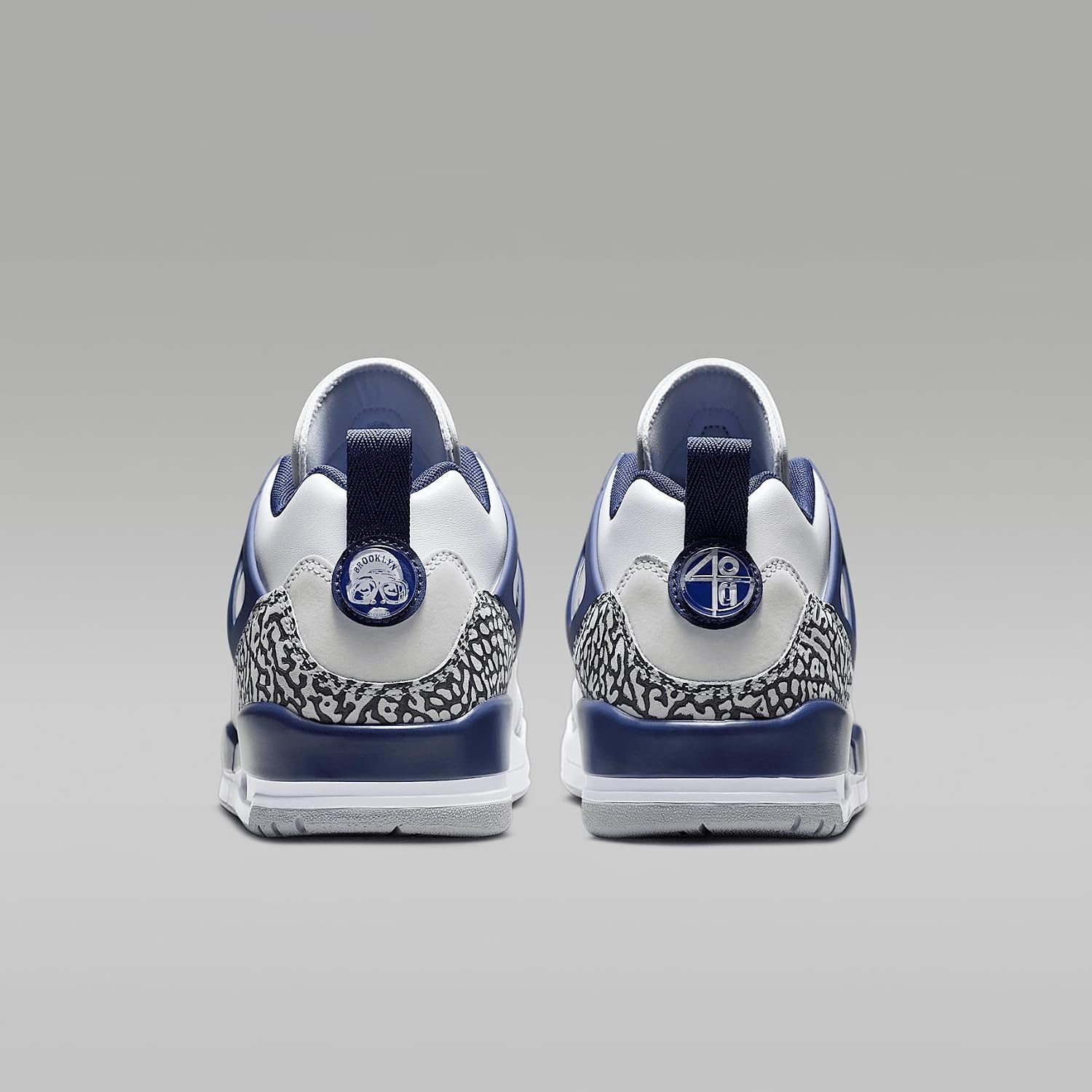 Jordan Spizike Low Men's Shoes (FQ1759-140, White/Neutral Grey/Anthracite/Midnight Navy) Size 8