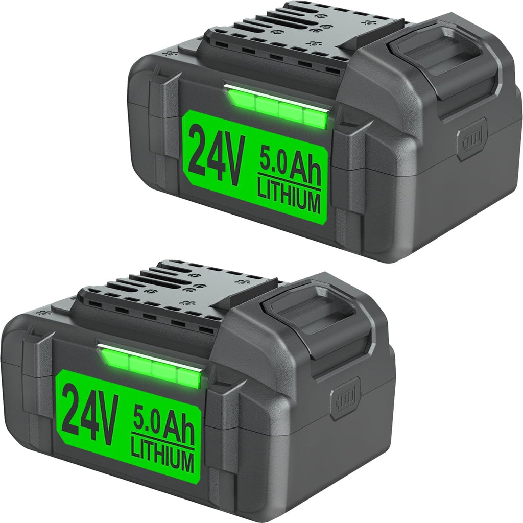 DTK Battery Replacement for Flex 24V Battery 5Ah FX0331-1 2 Packs