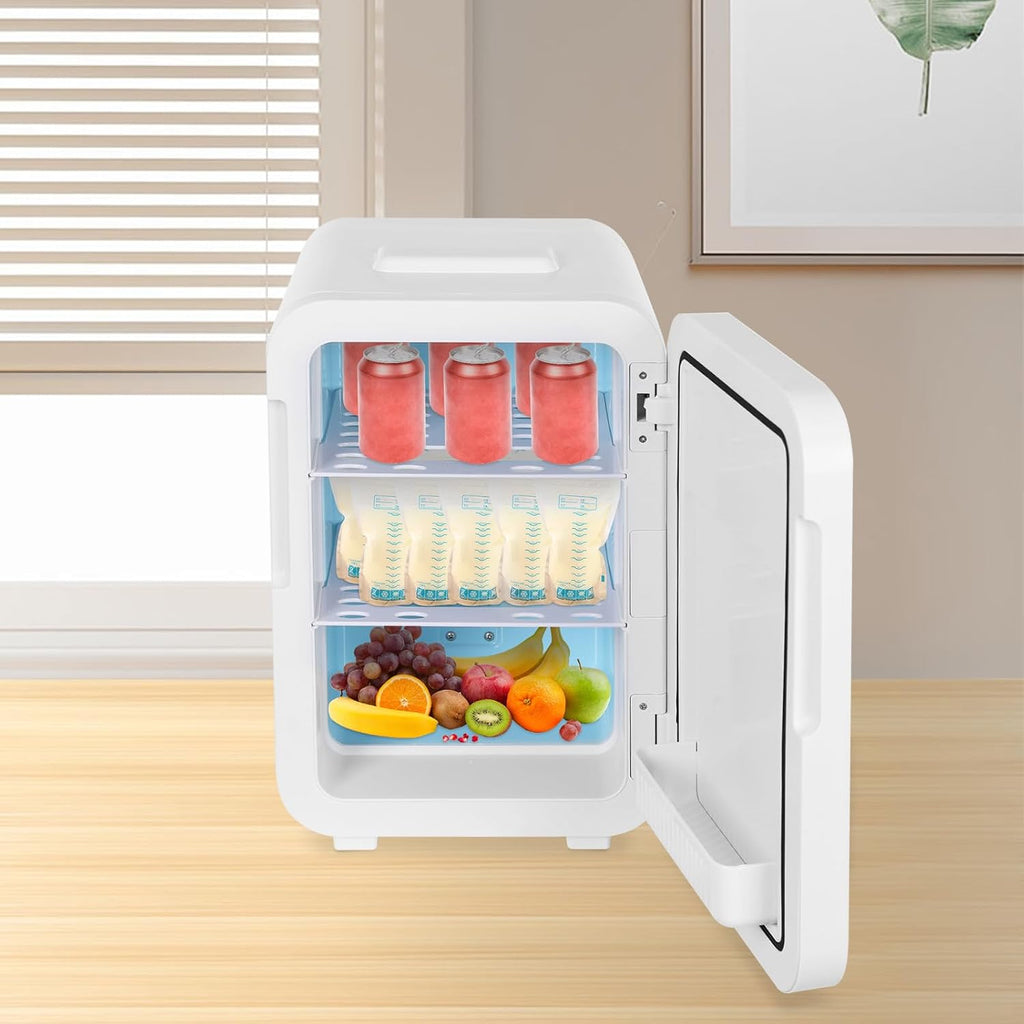 20L Mini Fridge with Heating and Cooling, Digital Display, Lightweight and Portable for Car and Home