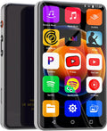 144GB MP3 Player with Bluetooth and WiFi, Ninsiden 4' HD Full-Color Touch Screen MP3 Player with Amazon Music, Spotify, Pandora, YouTube, Libby,Android Mainstrem Media MP4 Music Player for Kids,Silver