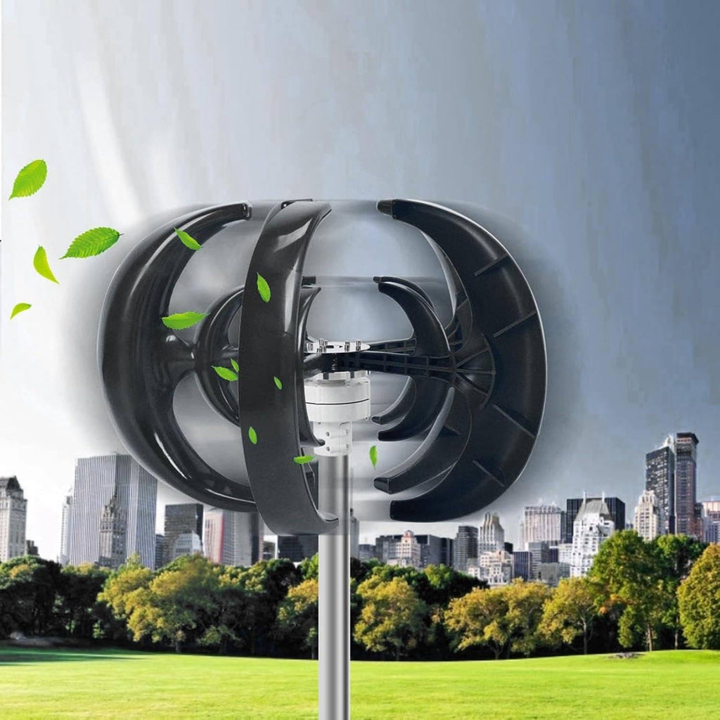 1000W Vertical Axis Wind Turbine Generator - Magnetic Levitation 12V/24V for Home & Marine Use - Efficient Renewable Energy Solution, Durable & Quiet Wind Power System