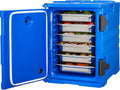 VEVOR Insulated Food Pan Carrier, 95 Qt Hot Box for Catering, Food Box Carrier with Double Buckles, Front Loading Food Warmer with Handles, Stackable End Loader for Restaurant, Canteen