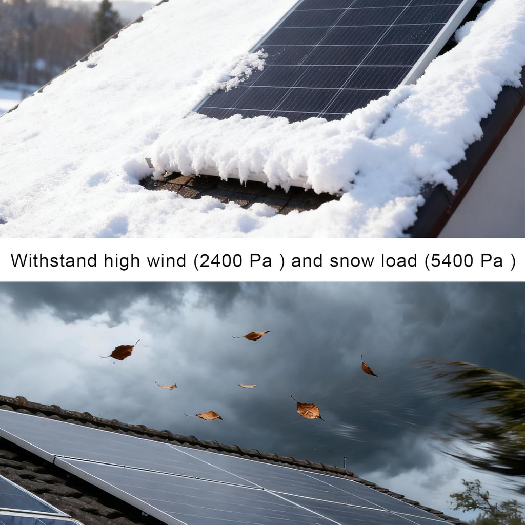 Solar Panel 300 Watt High Efficiency Monocrystalline PV Modules for 12V/24V System RV Marine Van Boat Light and Other Off-Grid Applications
